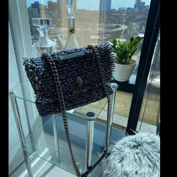 "It Girl" Kurt Geiger Tweed Shoulder Bag - Picture 3 of 3